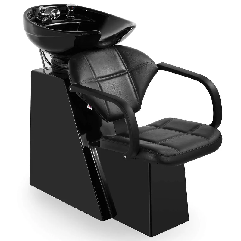 #1005 Shampoo Station Backwash Chair Shampoo Bowl Sink Unit Station