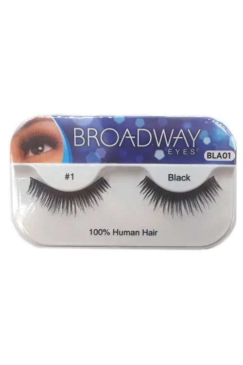 Kiss Broadway Eyes 100% Human Hair Strip Eyelashes