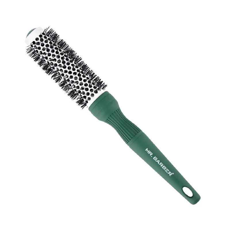 Mr. Barber Green Ceramic Ion Thermal Brush 25mm