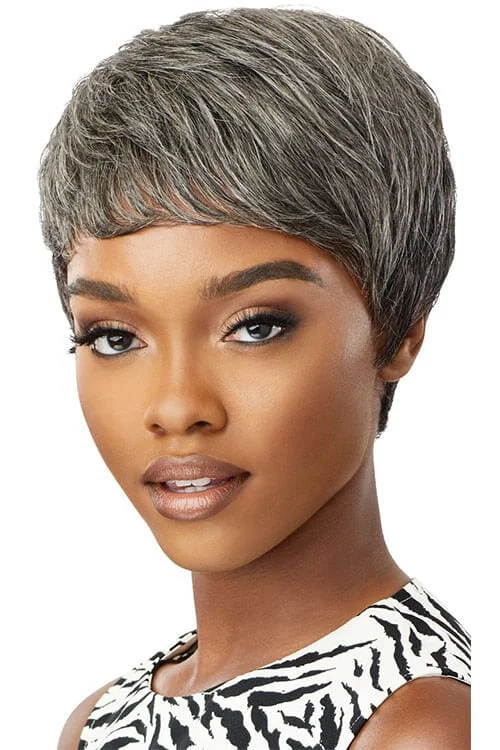 Outre Fab and Fly Gray Glamour HH-Eden 100% Human Hair Wig