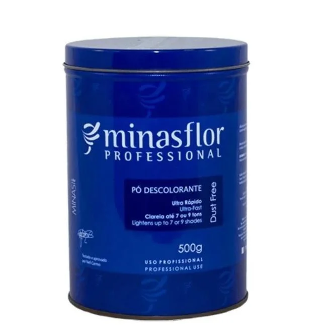 Professional Dust Free Ultra Fast 7 / 9 Tones Bleaching Powder 500g - Minas Flor