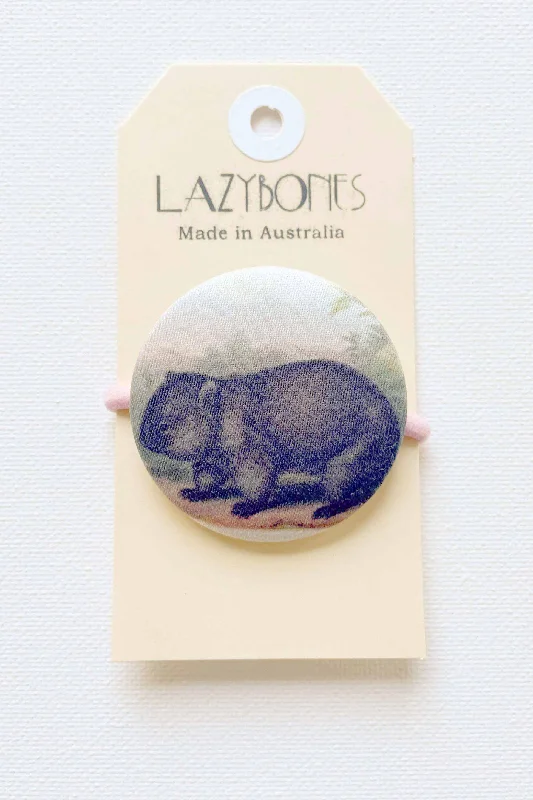 Hair Button Wombat