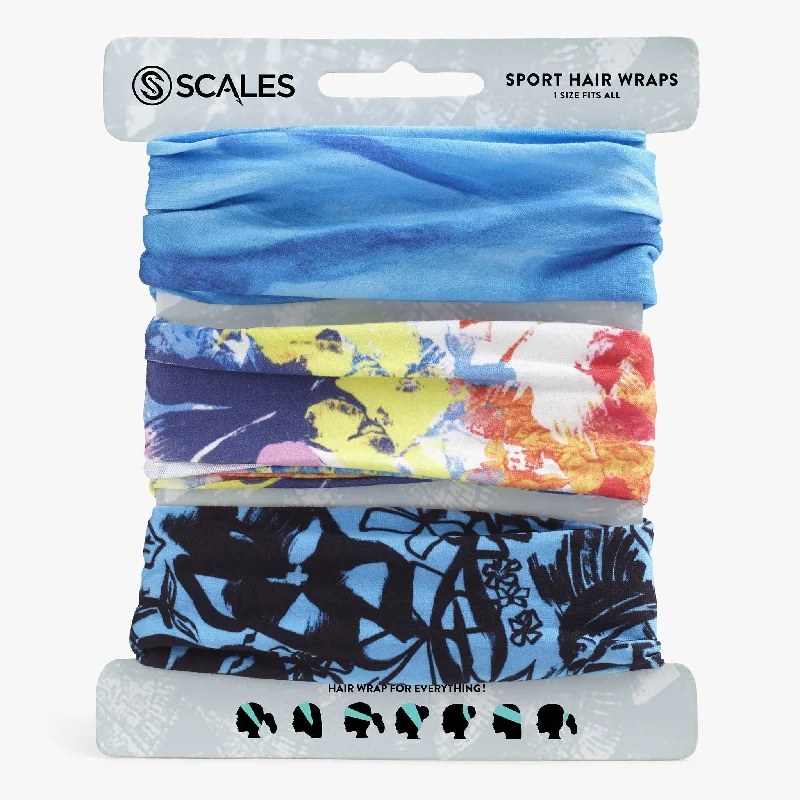 Sport Hair Wrap Combo Pack Tropics