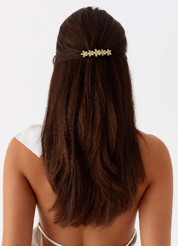 Summer Girl Hair Clip - Pearl